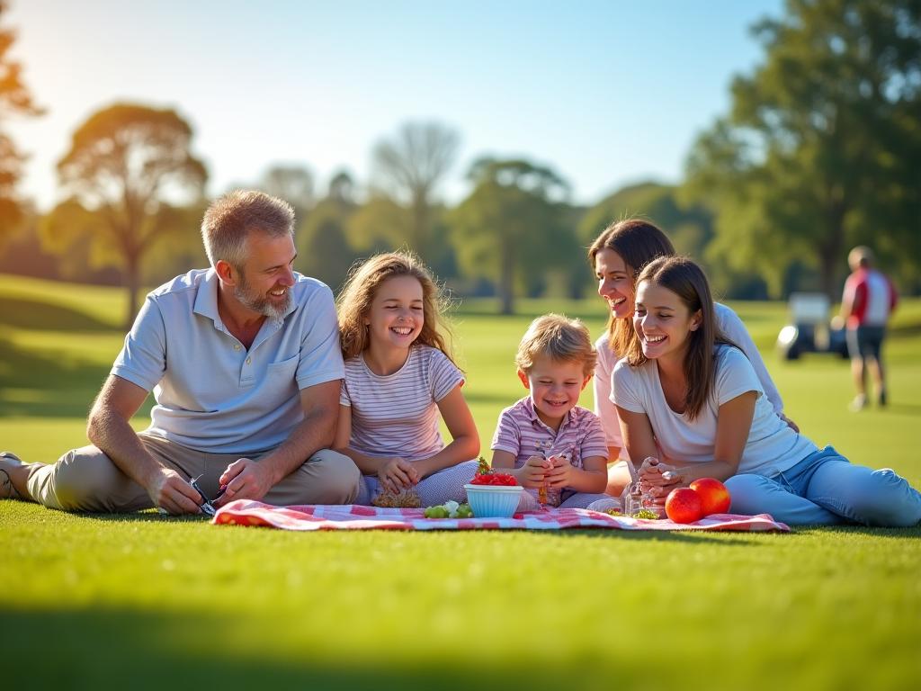 가족 골프 행사